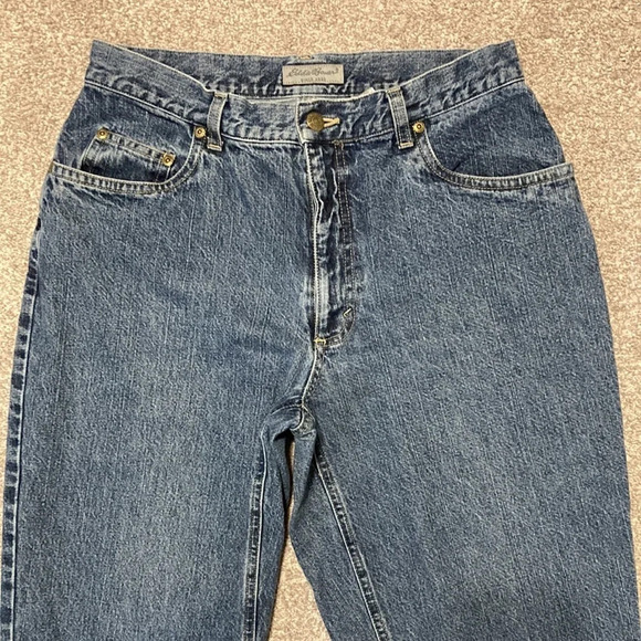 Vintage Eddie Bauer high rise capri jeans 10P - Picture 7 of 16
